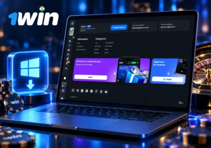 Application for Windows with download instructions and 70 free spins promotion